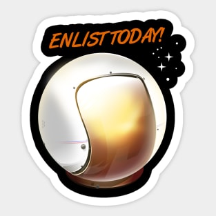 Enlist today! Sticker